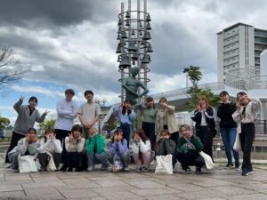 学校周辺を巡りました！