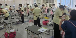 1月も後半、トリミング実習風景